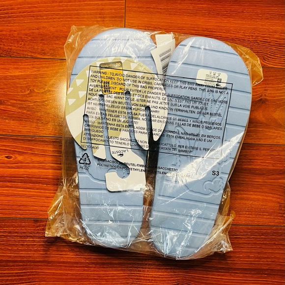 Lacoste Men's Croco Slide Sandal Light Blue size 12 - Picture 8 of 10